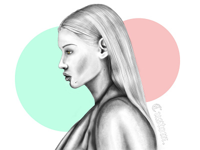 Iggy azalea digital sketch