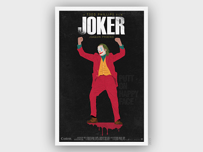 Joker cover art cd cover cover art film graphic design hollywood joaquin phoenix joker movie poster todd phillips