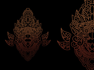 GARUDA design drawing garuda icon illustration indonesia logo monoline