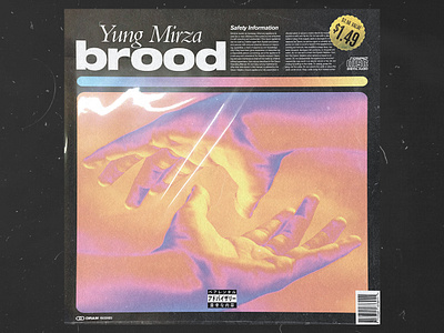 Yung Mirza - Brood album album art album artwork albumartwork albumcoverdesign cover art cover artwork cover design covers daily design graphic design graphicdesign mixtape mixtapecover music music art poster poster a day poster design