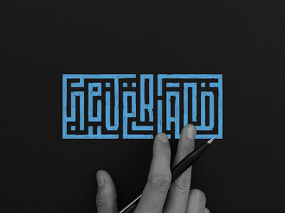 Neverland design flat hand lettering illustration lettering logotype neverland type type art typography vector