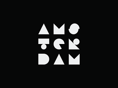 amsterdam amsterdam clean design design flat hand lettering illustration lettering logotype simple simplicity type type art typography vector