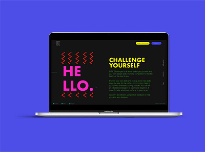 BYOL Challenge Website branding design digital flat graphic design illustration lettering logo minimal type typography ui ux web website