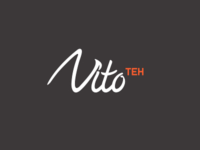 Vitoteh heating lettering logo logotype typography