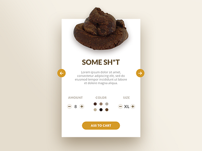 Sh*t brown crap shit ui ux