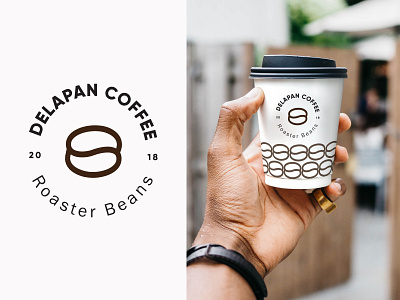 delapan coffee brand branding cafe cafe logo cofee coffee coffee logo coffee shop logo coffeeshop logo logo design branding logodesign restaurant restaurant logo