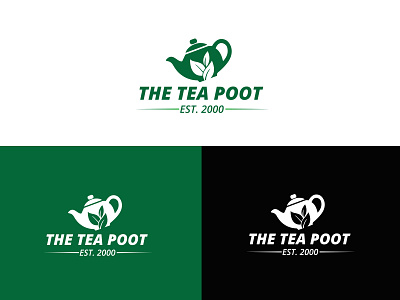 tea pot logo brand branding cafe cafe logo food logo logo design restaurant restaurant logo tea tea logo tea shop tea shop logo