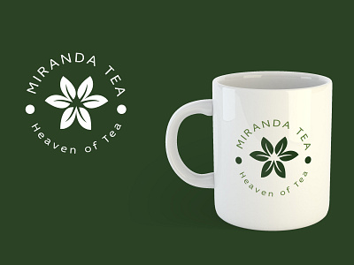 MIRANDA TEA brand branding branding logo cafe cafe branding cafe logo food logo logo maker logodesign restaurant restaurant logo tea tea logo tea shop tea shop logo