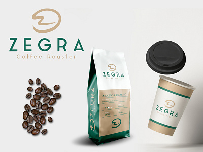 ZEGRA COFFEE brand branding cafe cafe logo coffee cup coffee logo coffee shop coffee shop logo logo logo design logo maker restaurant restaurant logo