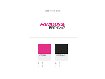 Famous Birthdays Logo Design