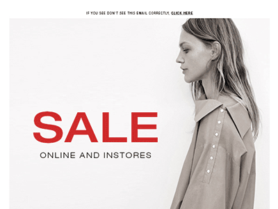 Fashion email blast email banner email blast