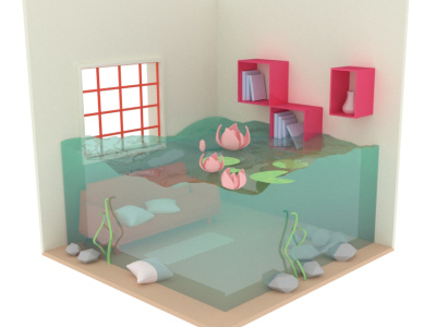 room 3d modeling