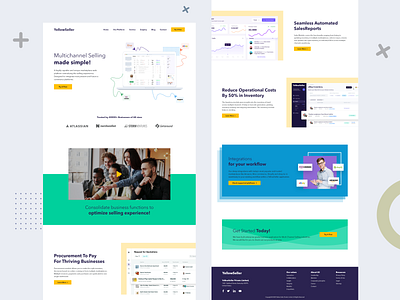 Product Design: Home page - Landing Page UI Design