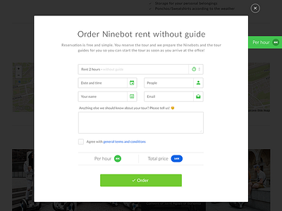 Purchase form