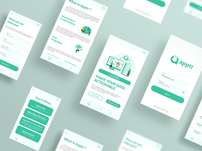 Apptr UI design.