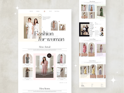 An e-commerce website for women's fashion cloth