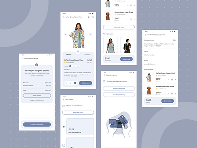 E-commerce product buy and payment flow