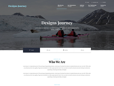 Designs Journey travel agency travel website ui trand uidesign ux website