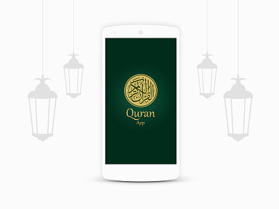 Quran app android app design flat islamic quran