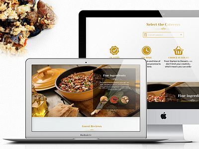 Food Delivery delivery food landing online page restaurant website