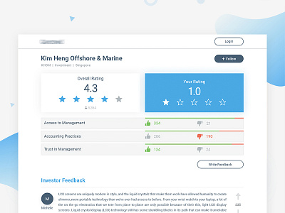 Rating Page