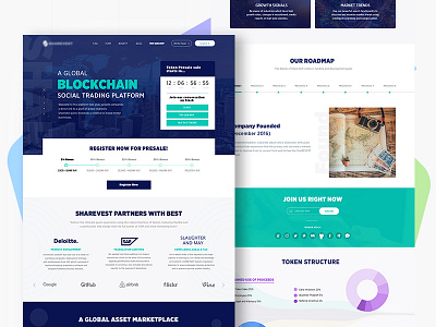 Sharevest design flat sharevest typography ui ux vector website