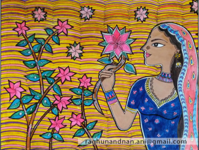 Painting art design drawing illustration art illustration design indian art indian ink indianpainting painting patterns traditional painting