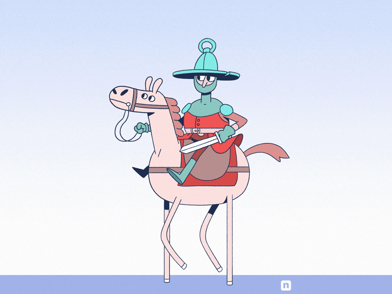 Horsie Trot gif design illustration animation
