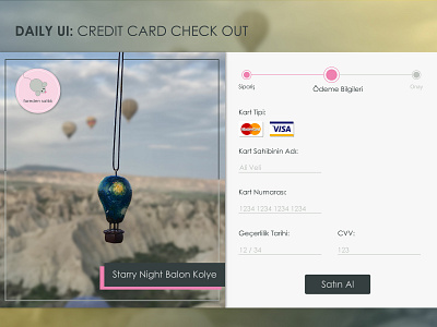 Daily UI Challenge: #002 Credit Card Check-Out