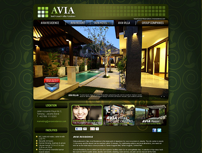 2012 - Web Avia design graphic design ui ux web site