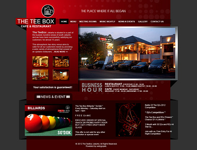 2012 Web TEEBOX branding graphic design ui ux web web site website