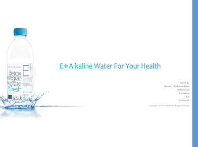 2014 Web E-Water branding design ui ux water web website