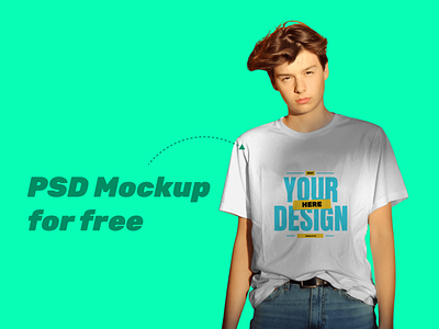 Free PSD Tshirt Mockup | Mockey