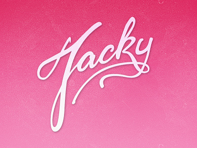 Jacky lettering newbie