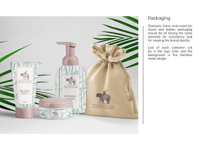 Mummy Bear products branding