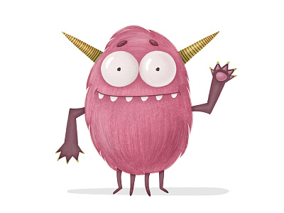 monster (character design) 2d adobephotoshop artwork cg character design cute digital drawing illustration illustrator monster monsters