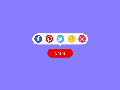Share Button dailyui dailyui011 design ui ui ux