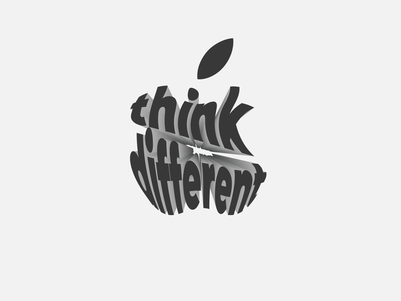 apple slogan logo by Gabriele D'Ettorre on Dribbble