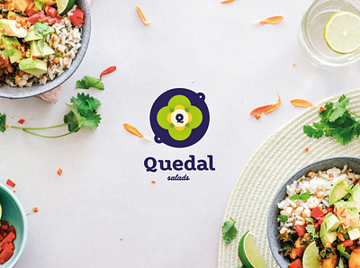 Quedal | Logo design | Matilde Tiriticco branding design food logo