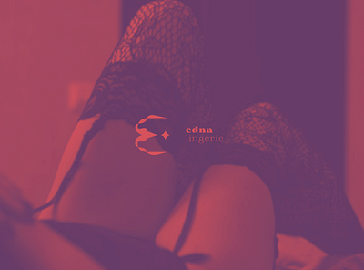 Edna lingerie - Logo | Matilde Tiriticco advertising brand design branding creative design lingerie logo