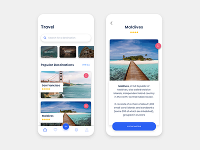 Travel App Concept