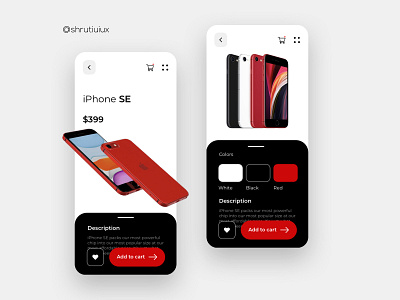 iphone shop App app design dribbble figma mobile shrutiuiux sketch ui uidesign uiux ux