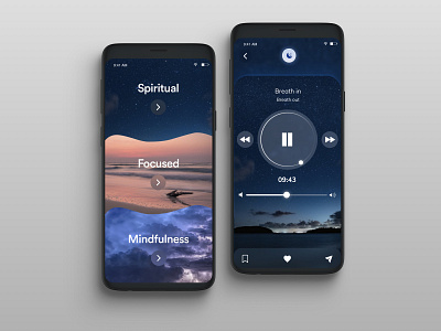 Meditation App design