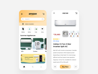 Amazon app redesign app design dribbble mobile shrutiuiux sketch ui uidesign ux uxdesign