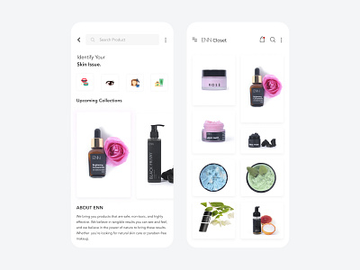 Cosmetics Shop app app design dribbble figma mobile shrutiuiux ui uidesign ux uxdesign