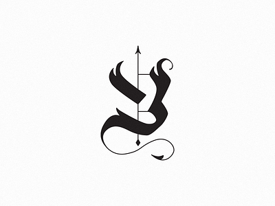 Iyyov font ft. Nitzan Guy calligraphy font gothic handlettering hebrew illustrator israel type typeface typography vector