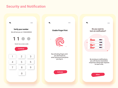 Blood Donation app ui/ux