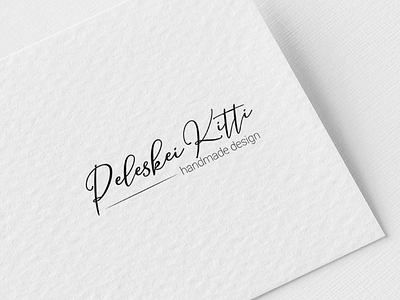 Peleskei Kitti - handmade design logo brand branding design graphic logo logodesign