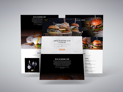 Zabhegyező Gastro Lounge - Web Design design graphic graphic design restaurant web webdesign