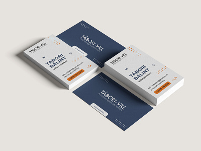Tábori-Vill - business card businesscard design graphic graphic design print